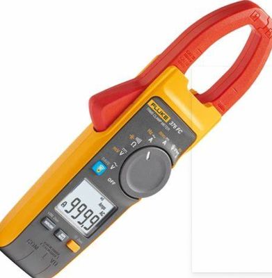 Convenient Fluke 376 True RMS AC / DC Clamp Meter With IFlex 1000 ΜF Range 388 G Weight