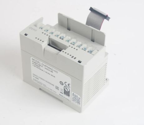 Enhanced Resolution PLC Delta 4-Ch 16-bit DVP04AD-H3 Analog Input Module for Temperature/Pressure Monitoring