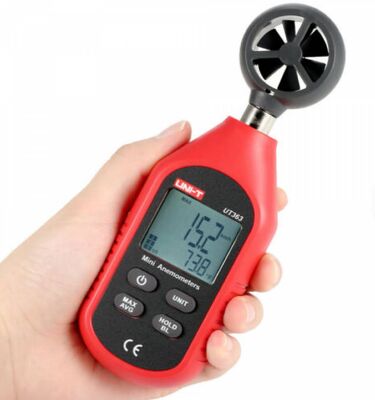 UNI-T UT363/UT363BT Mini Anemometer with 0.01m/s Resolution ABS Material and 118g Net Weight