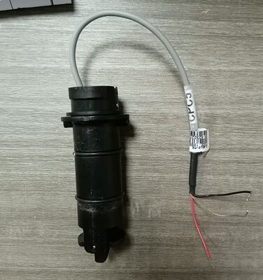 GF 3-8510-P0 Impeller Flow Sensor with Black PVDF Rotor Polypropylene Body and Titanium Pin for 1/2-4" Pipes