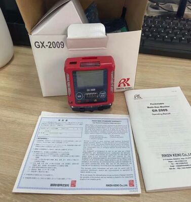 RIKEN KEIKI GX-2009 ATEX Certified 4-in-1 Portable Gas Detector with IP67 Protection for O2 LEL H2S CO Monitoring