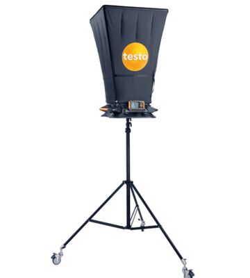 Bluetooth Air Flow Capture Hood with ±1 °F Accuracy and Lightweight Design for HVAC Flow Measurement