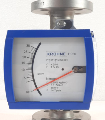 KROHNE Variable area flowmeter  H250  is used in the measurement of volume or mass flow of liquids, gases, and vapors.
