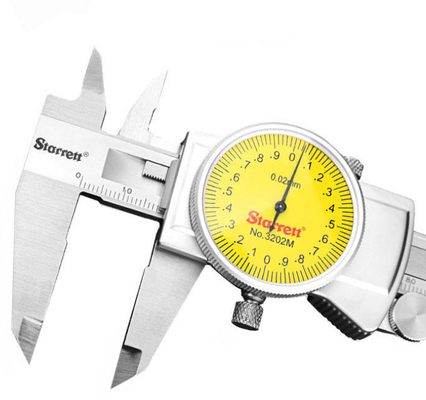 Starrett 0-150/200/300mm Range, 0.01mm 0.02mm Graduation 3201M 3202M Dial Calipers