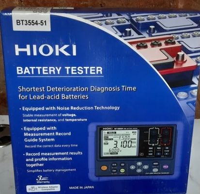 HIOKI BT3554-51 BT3554-52 Portable Battery Tester , 9465-10 Straight Pin Type Lead