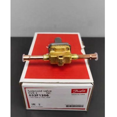 Danfoss EVR 3 Ball Valve 45.2 Bar 1/4 in Brass Solenoid