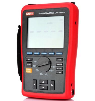 UNI-T UT620B Digital Micro Ohm Meter with 60000 Display Count, 1000 Data Storage, and Rechargeable Li-ion Battery