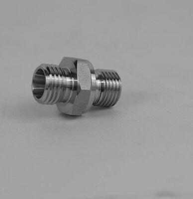 स्वैगेलोक टाइप स्टेनलेस स्टील 316 हाई प्रेशर फोर्ज्ड जिंक प्लेटेड हेक्स कपलिंग 1/4 इंच 3/8 इंच NPT मेल वॉटर पाइप फिटिंग्स