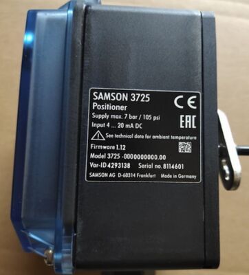 Samson 3725 Electropneumatic Positioner with Single Acting and Double Acting Linear Actuator in Aluminum