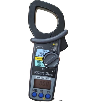 KYORITSU KEW2007R AC-DC Clamp Meter Multimeter with 600A Auto-ranging and 33mm Max Conductor Size