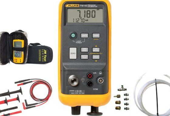 Fluke 718 Pressure Calibrator 718-300G，718-30G，718-100G，Built-in pump for sourcing pressure to 300 PSI