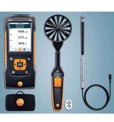 Testo 440 High Accuracy Wide Range Intelligent Temperature Humidity Controller Digital Display 0.1C/F Resolution 1 Year