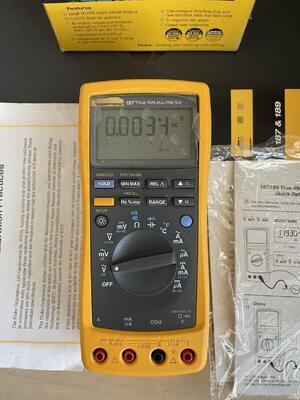 New Original Fluke 187/189 True-RMS Electronic Logging Multimeter In Stock