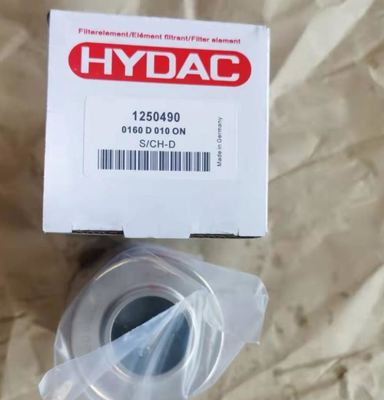 नई HYDAC फिल्टर तत्व, प्रकार D दबाव फिल्टर के लिए 1250490,0160 D 010 ON