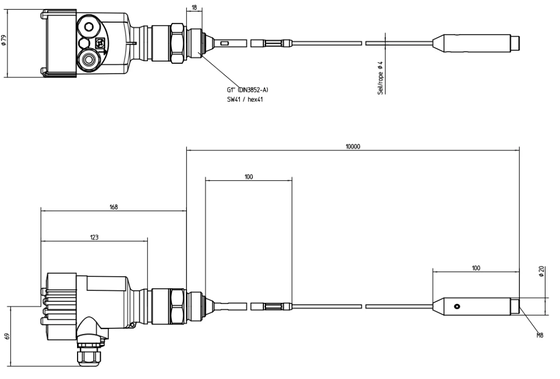 vega VEGAFLEX 81 TDR sensor for continuous level and interface measurement of liquids ,FX81.ACSBVLHXADAX